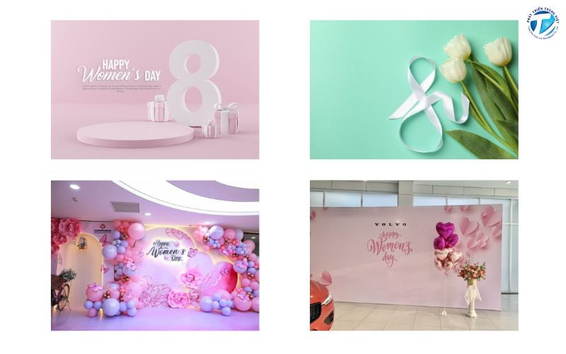 Background 8-3 dành riêng cho sự kiện doanh nghiệp và hội nghị